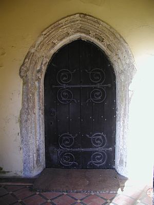 15th century south door