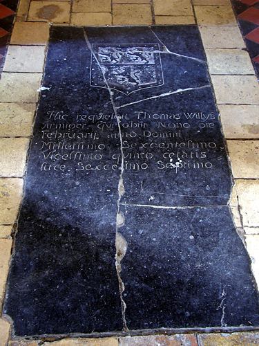 Thomas Willys Ledger Slab
