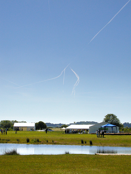 View across the lake