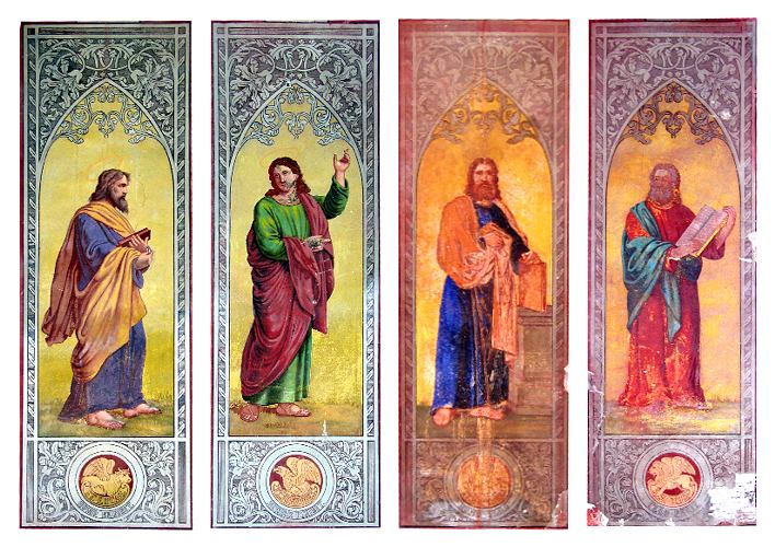 Vier Heiligen-bilder in Detail