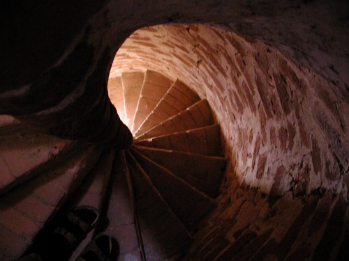 Die Treppe zum Turm