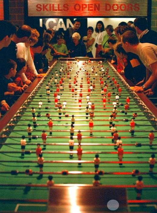 giant football table-see text description below