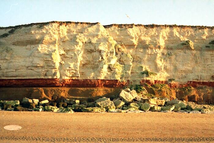 Hunstanton cliffs close up