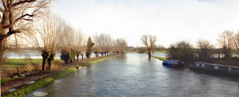 View of floods from lock