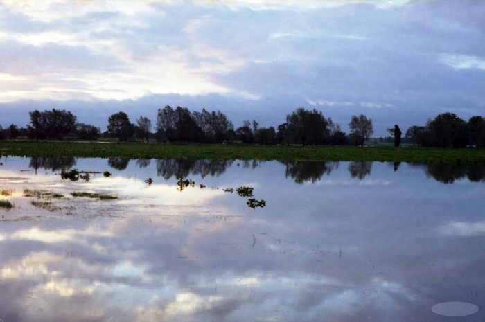 october floods in the morning